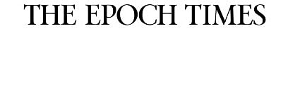 The Epoch Times logo in bold text