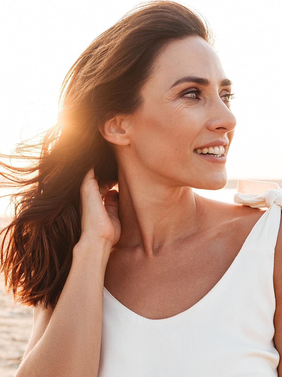 Charlottesville Neurotoxin Treatments model with brown hair