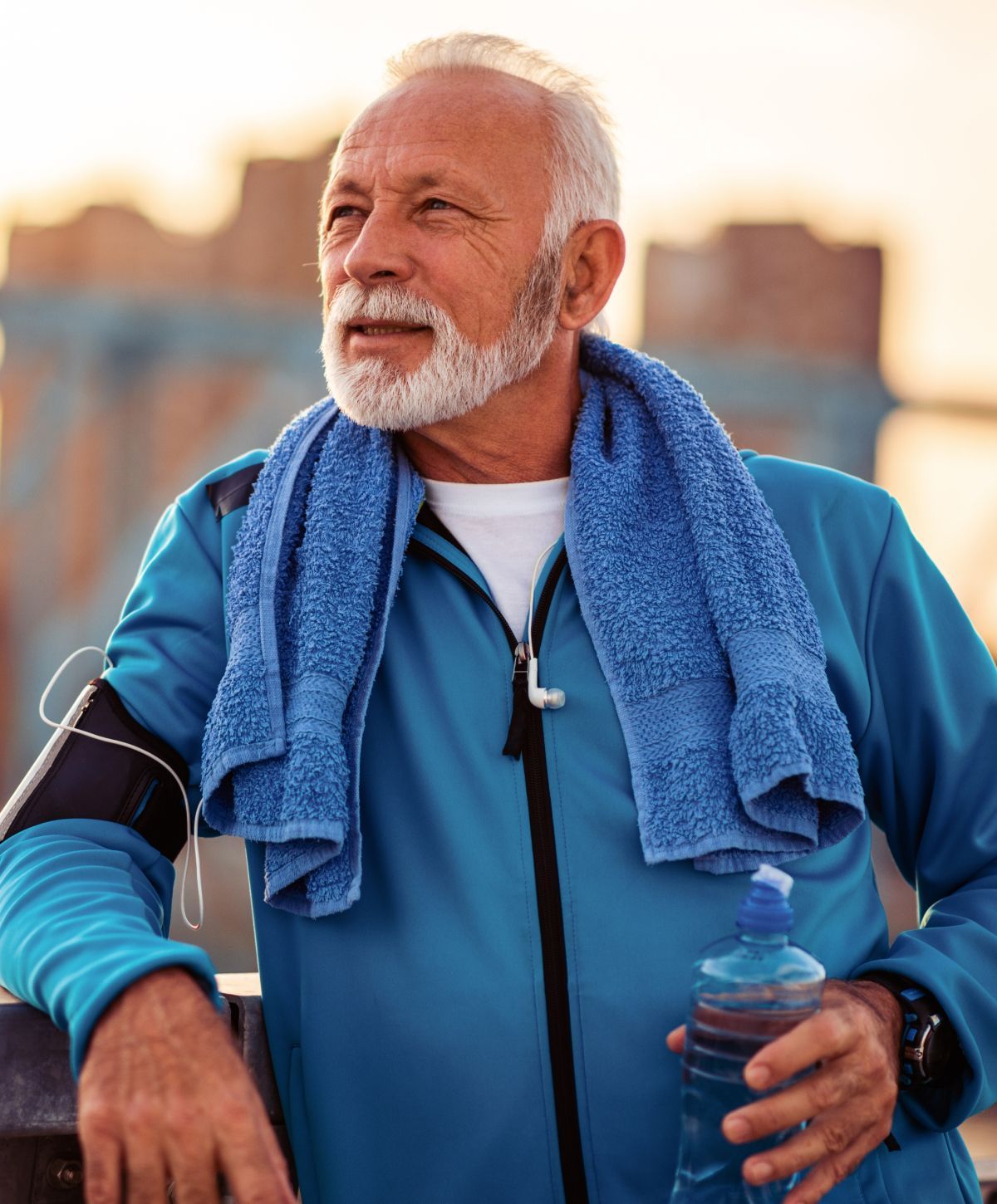 Charlottesville Tirzepatide model wearing a blue jacket