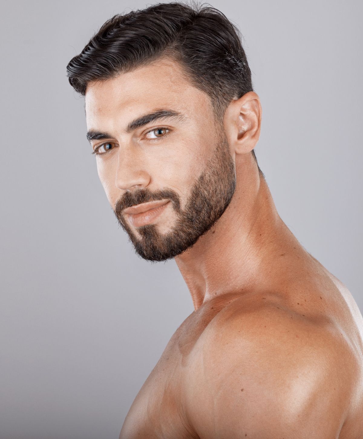 Charlottesville Hair Restoration PRF model with brown hair